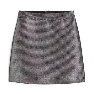 NWT H&M A-line metallic skirt. Size 6